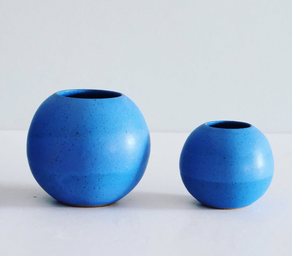 Small Blue Moon Vase